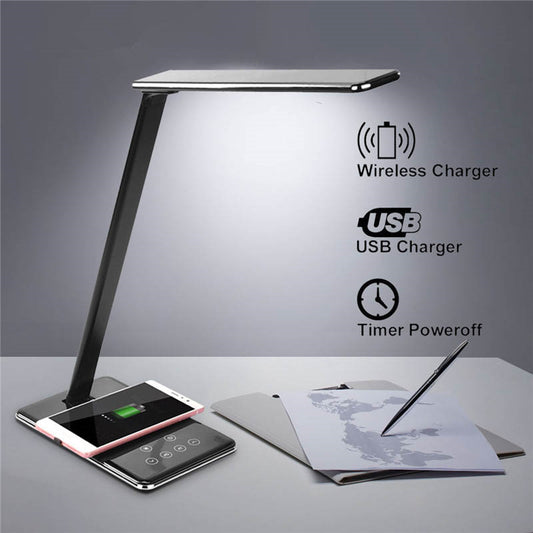 Foldable Wireless Charging LED Desk Lamp with Eye Protection