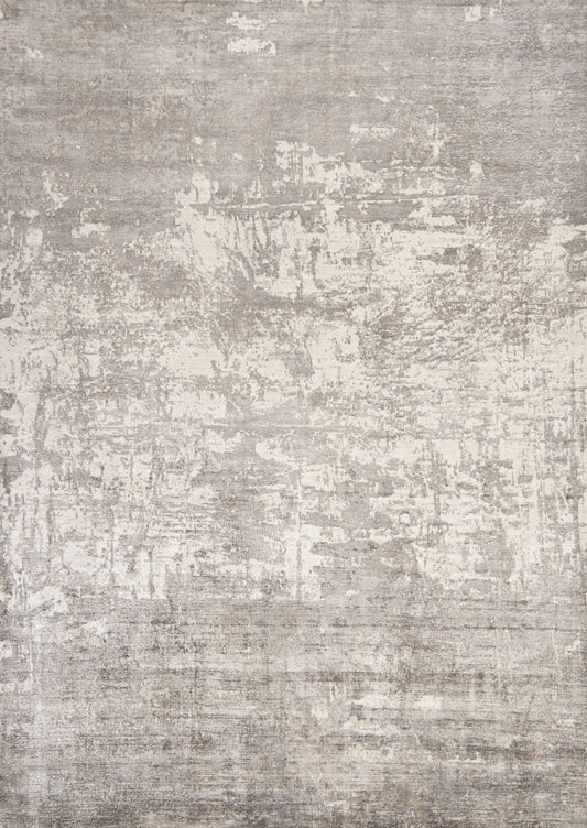 8inches x 11inches Viscose Beige Area Rug