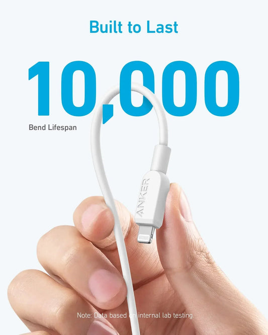 Anker 310 USB C to Lightning Cable (6 ft, 2pack)