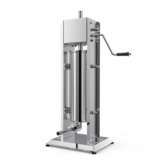 7L Manual Vertical Sausage Filler - Stainless Stuffer Meat Press