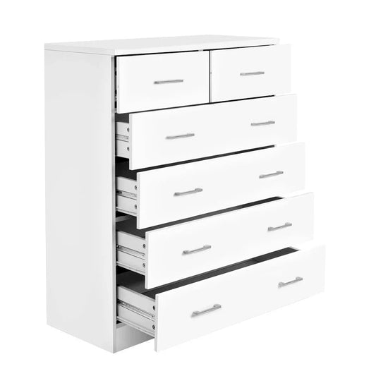 Artiss Tallboy Dresser Table 6 Chest of Drawers Cabinet Bedroom