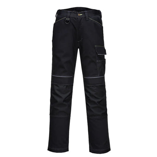 Pantalón elástico de trabajo PW3 de alta visibilidad para mujer