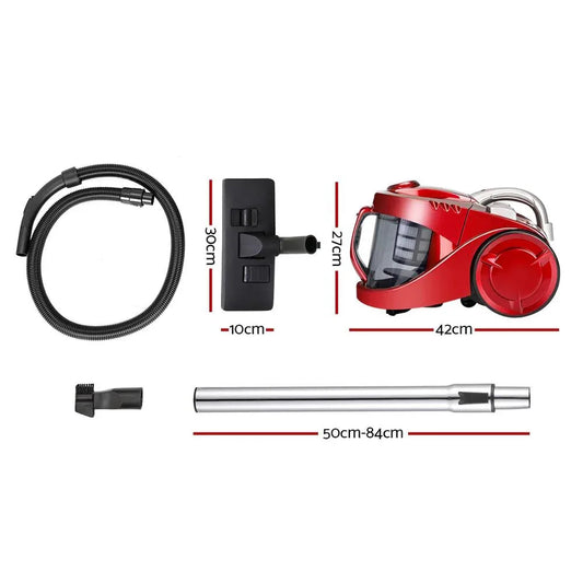 Devanti Bagless Vacuum Cleaner Cleaners Cyclone Cyclonic Vac HEPA