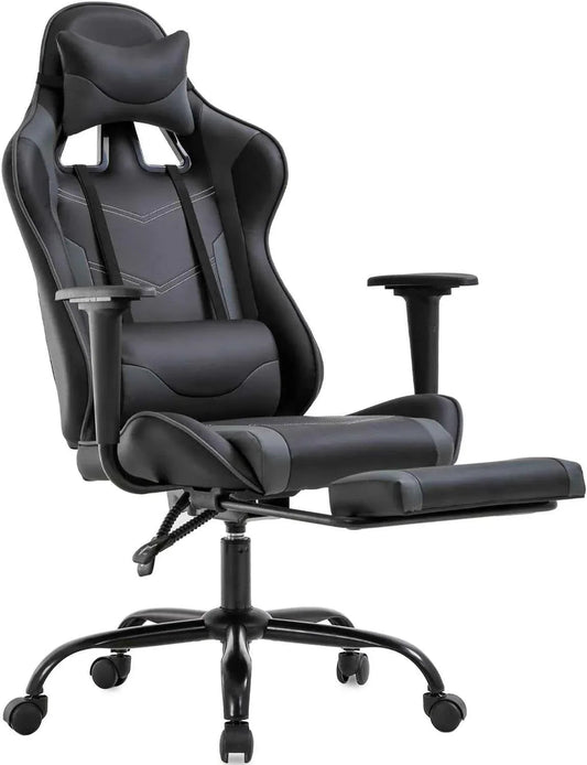 High Back Ergonomic Office Chair With Lumbar Support Grey