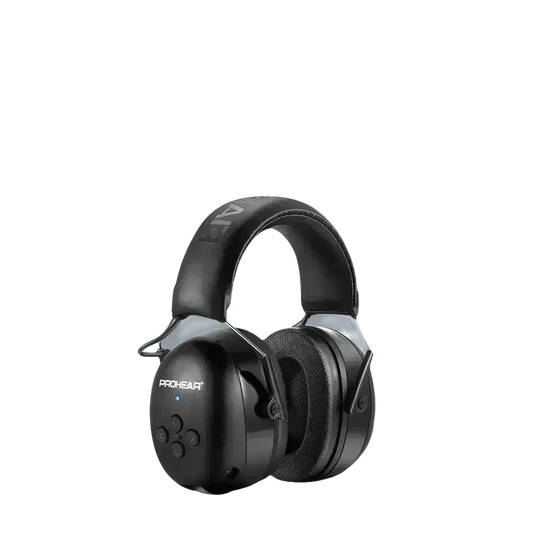 Black Noise Canceling Bluetooth Earmuffs