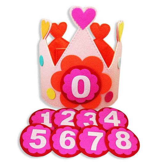 Pink party crown party had