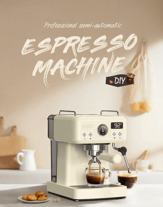 PSH10Plus-WH 20Bar Semi-Automatic Coffee Maker-Cold/Hot Brew with