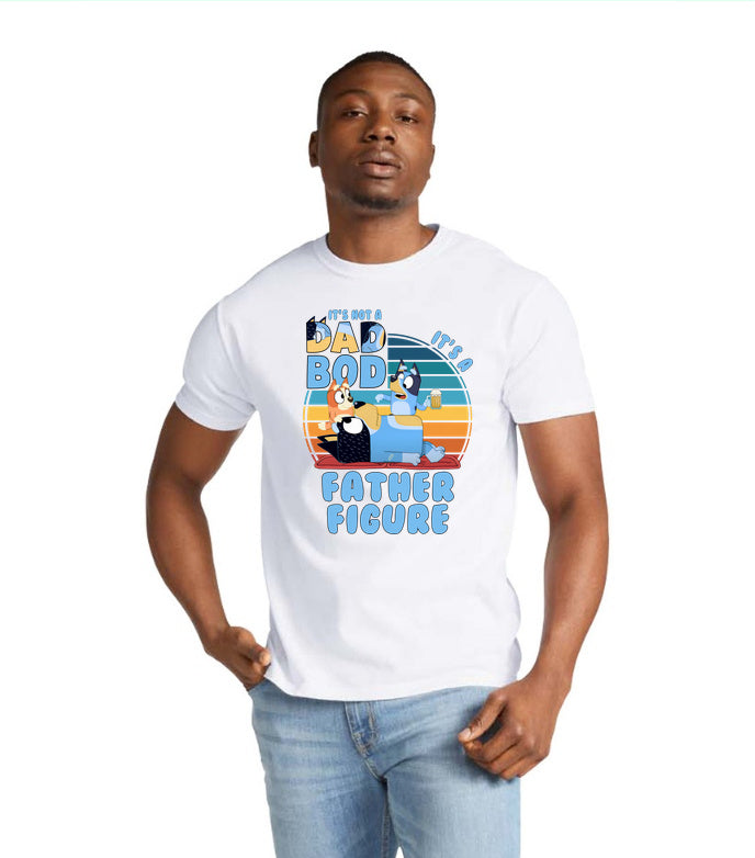 Artwork reference on a sample garment; selected model, color and print placement may differ · Father Figure Retro Sunset | Tee, Sweatshirt & Hoodie