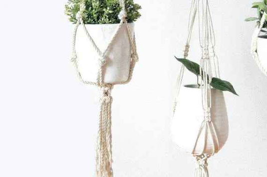 Plant Hanger, Macrame Plant Holder