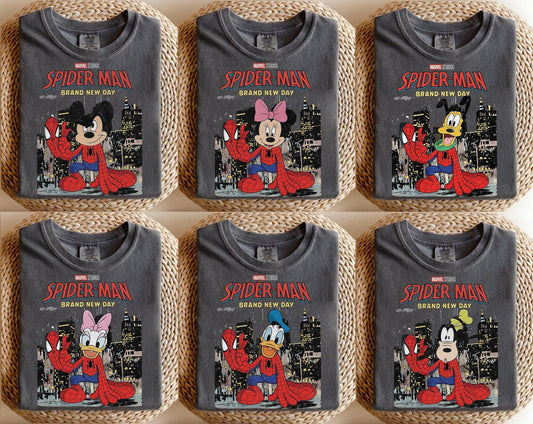 Personalized Retro Disney Spider-Man Brand New Day — Gildan Sweatshirt
