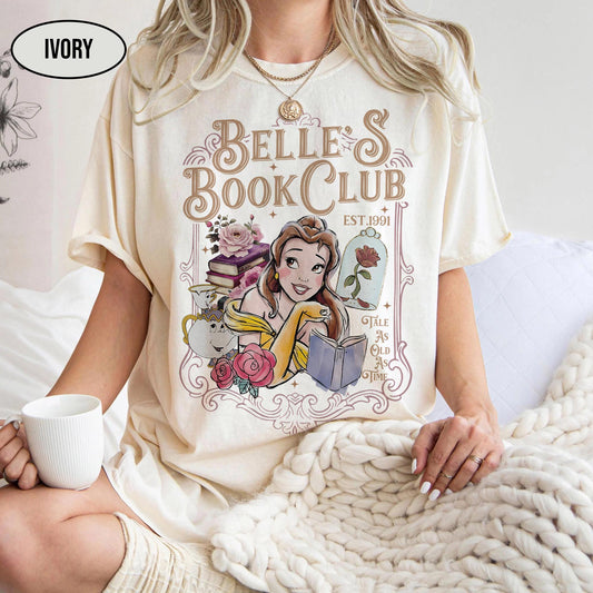 Belle's Book Club — Bella+Canvas Tee