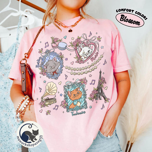 Coquette Bows Disney Aristocats — Gildan Hoodie
