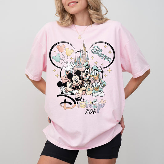 Custom Disney Trip 2026 — Comfort Colors Tee