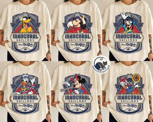 Disney Destiny Inaugural Sailing Mickey and Friends — Bella+Canvas Tee