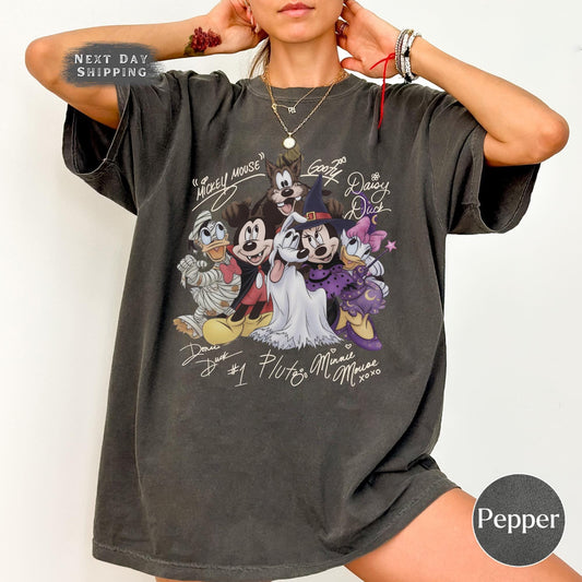 Comfort Colors Mickey & Friends Signature Halloween — Comfort Colors Tee