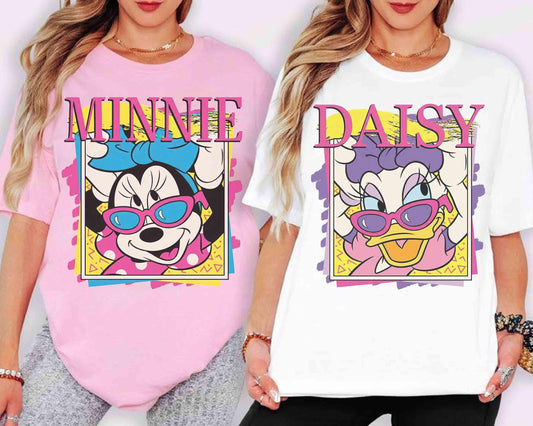 Comfort Colors Minnie Mouse Daisy Duck Disneyland Bestie Vac — Bella+Canvas Tee