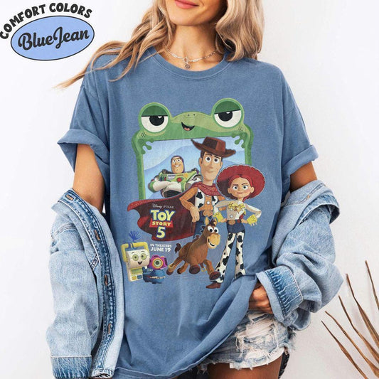 Retro Toy Story 5 Birthday — Bella+Canvas Tee