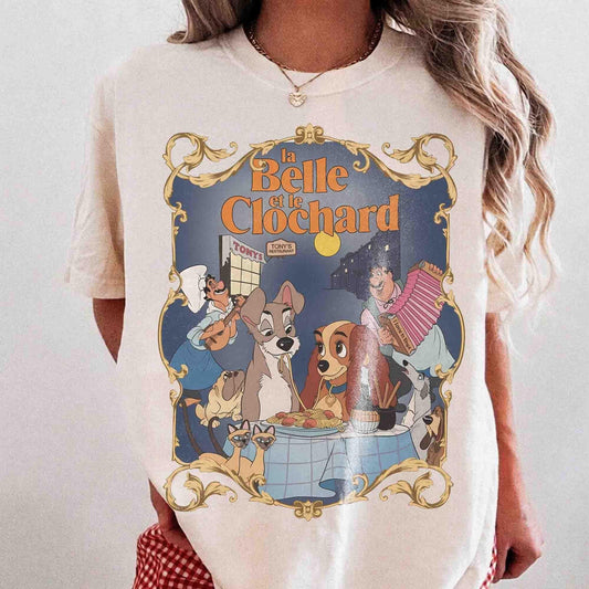 Comfort Colors Lady Tramp Spaghetti Eating — Comfort Colors Tee