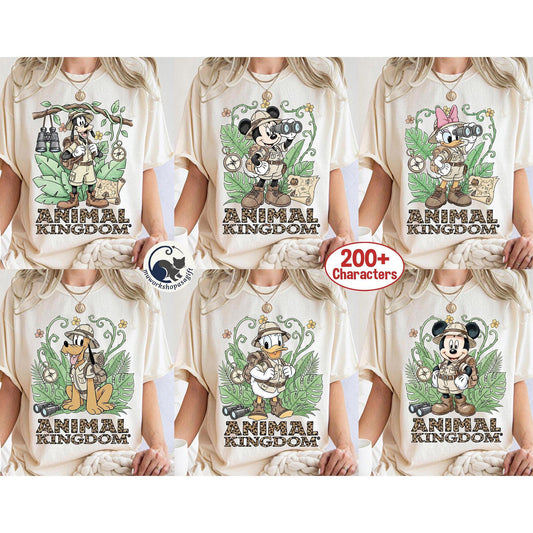 Comfort Colors Safari Mickey & Friends — Gildan Sweatshirt