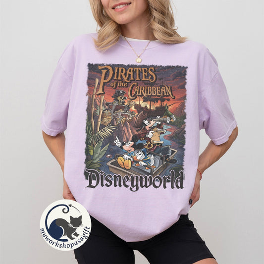 Pirates Of The Caribbean Disney Comfort Colors — Gildan Sweatshirt