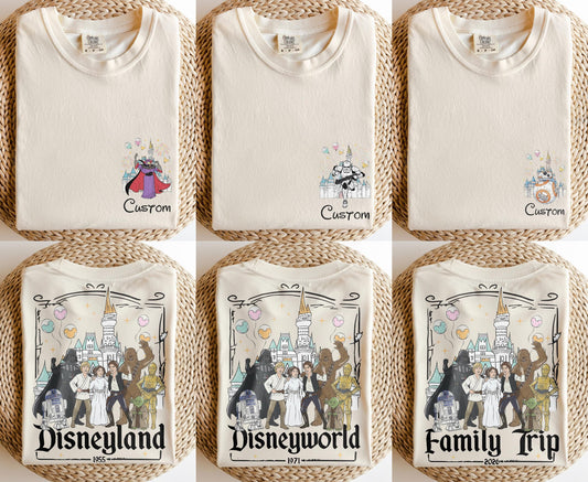 Custom Star Wars Family Coordinating Shirts — Comfort Colors Tee