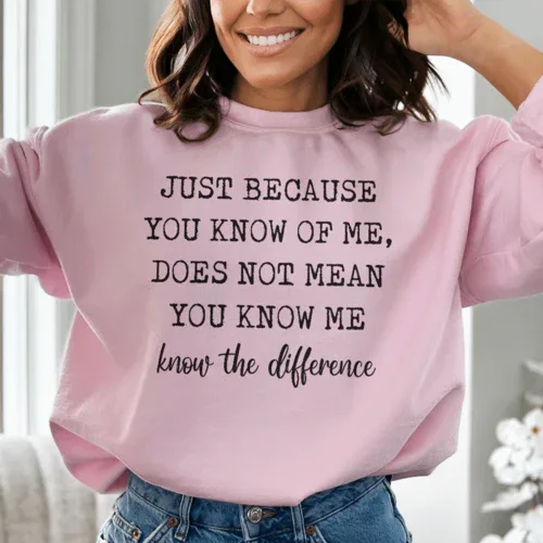 Just Because You Know Me Does Not Mean You Know Me