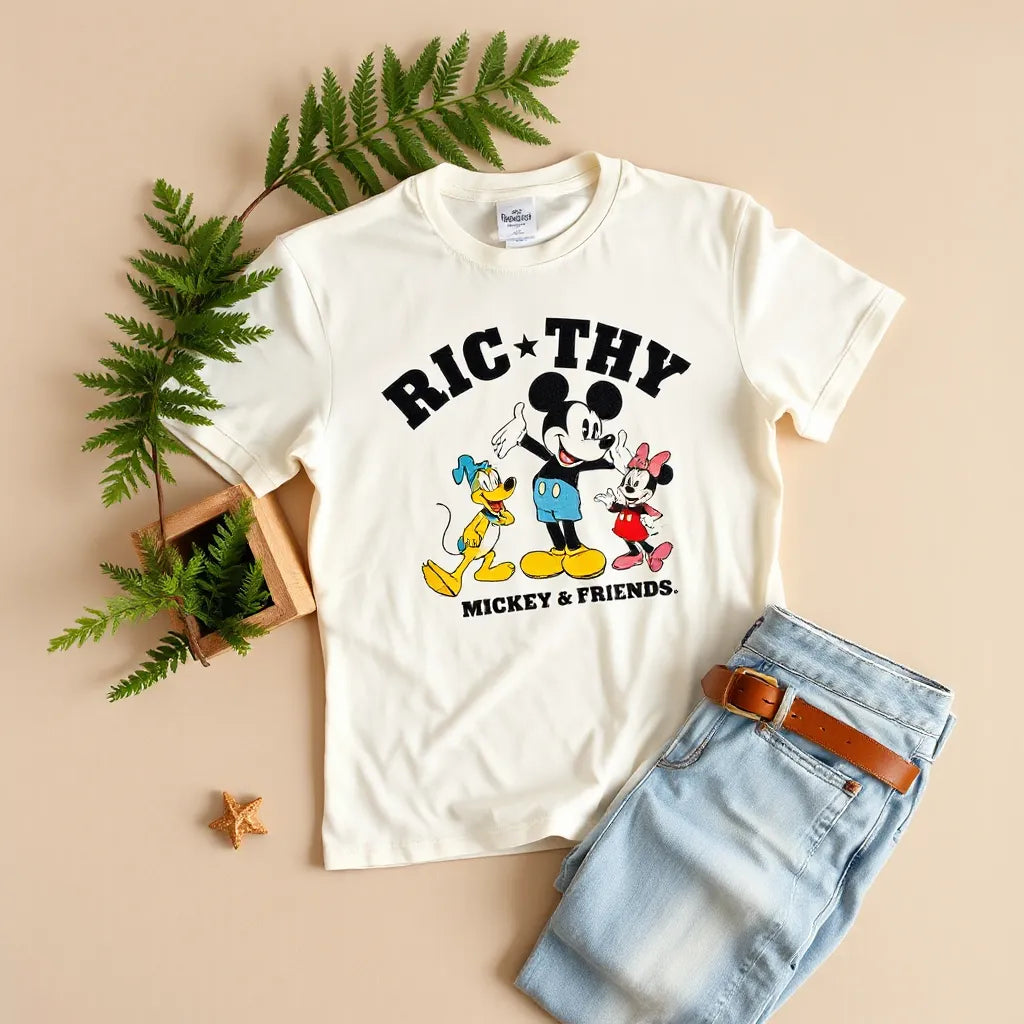 Comfort Colors Mickey & Friends Tee Style Guide