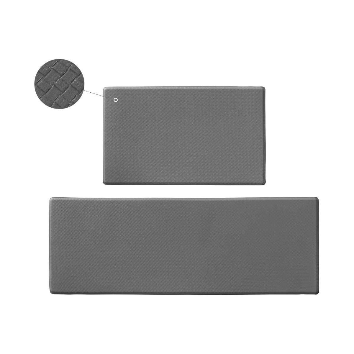 Kitchen Floor Mat Two-piece Set Of Non-slip, Waterproof And Easy To Clean