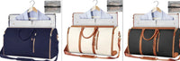 Large Capacity Travel Duffle Bag Women's Handbag Folding Suit Bag Waterproof Clothes Totes - Snagva