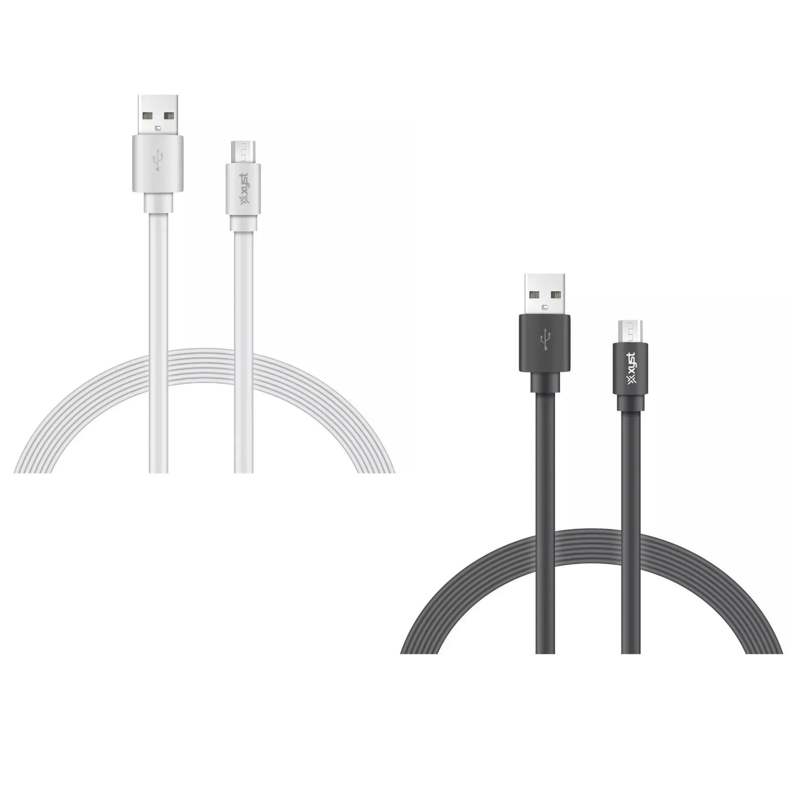 Xyst Charge and Sync USB to Micro USB Flat Cable 4Ft - Snagva