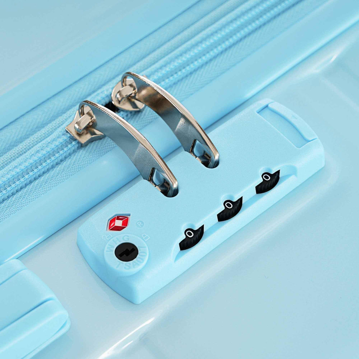 Luggage Set of 3, 20-inch with USB Port, Airline Certified Carry-on