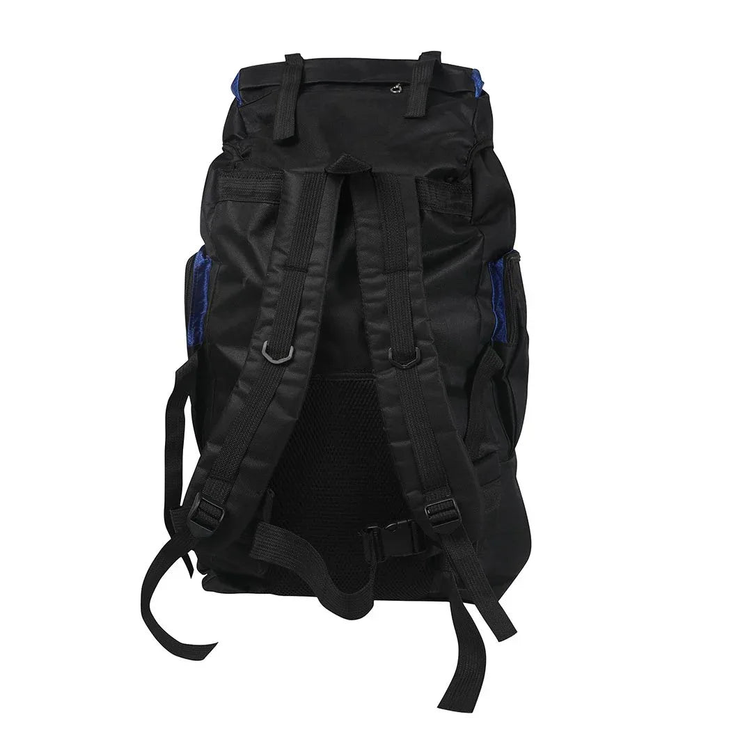 Open backpack showing large main compartment and organizational inner dividers.