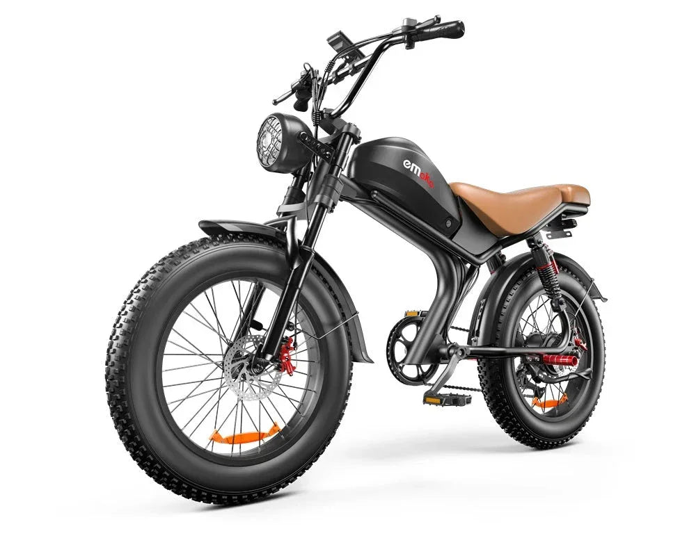 eMoto C93™ – 20" Retro-Style Electric Bike 1000W | 48V 20Ah Battery - Snagva