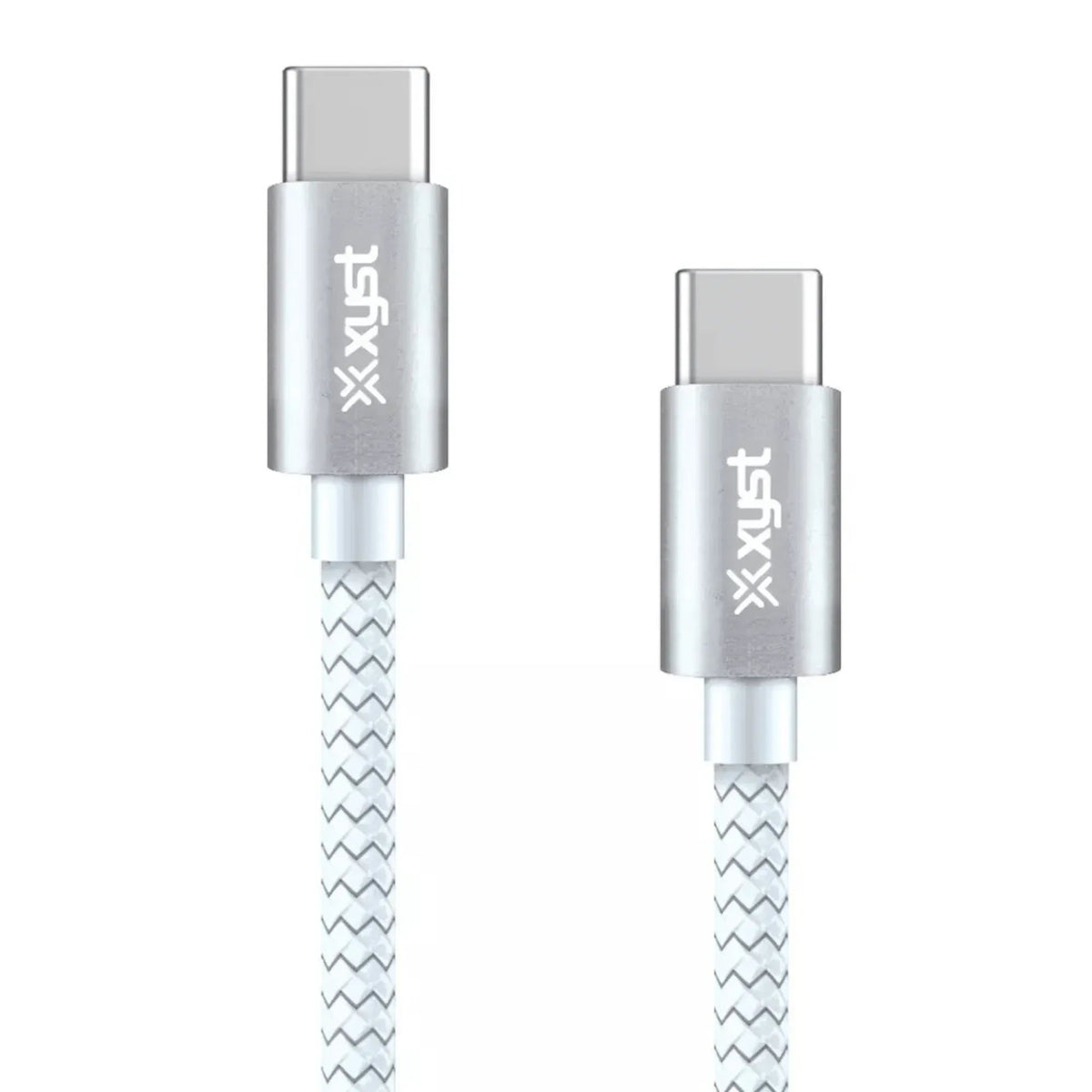 Xyst Braided USB-C to USB-C Charge and Sync Cable 10Ft - Snagva