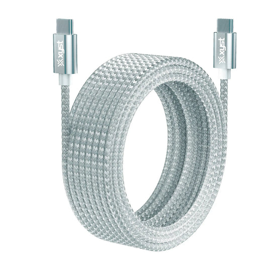 Xyst Braided USB-C to USB-C Charge and Sync Cable 10Ft