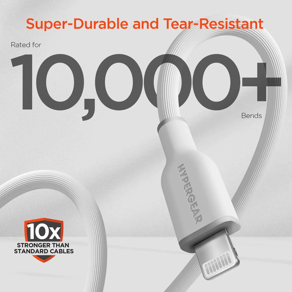 HyperGear Flexi PRO USB-C to Lightning Cable 6ft - Snagva