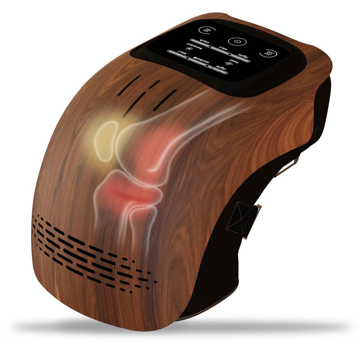 Intelligent Electric Knee Massager with Heating and Infrared Therapy - Rechargeable