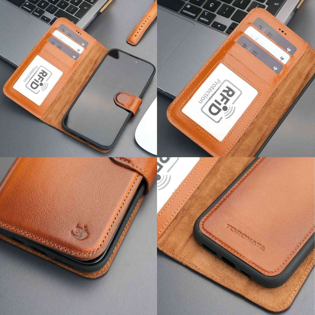 Casper Leather iPhone 14 Wallet Case | MagSafe