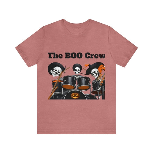 Halloween Boo Crew Skeletons Rock Band Unisex Jersey Short Sleeve Men'