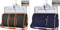 Large Capacity Travel Duffle Bag Women's Handbag Folding Suit Bag Waterproof Clothes Totes - Snagva