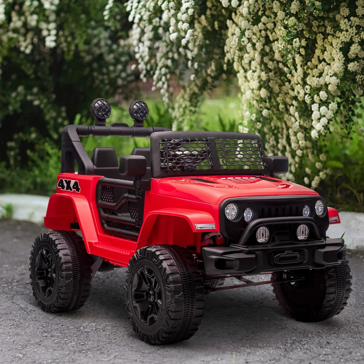 Aosom Ride On Car Off Road Truck SUV 12 V Electric Battery Powered - Snagva