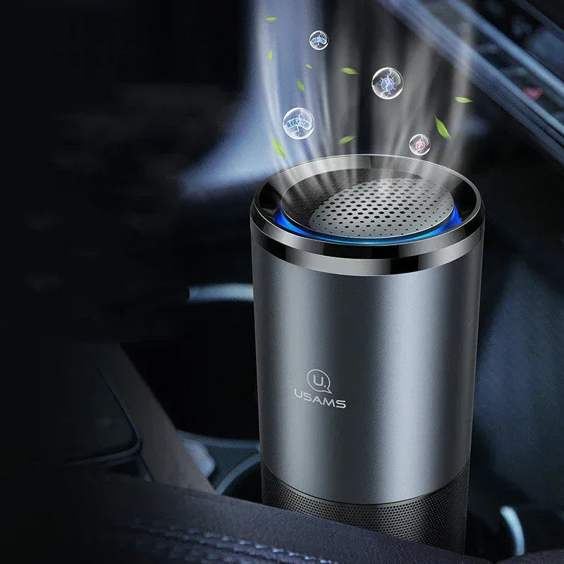 Car Air Purifier Ionizer Negative Ion Car Air Freshener - Snagva
