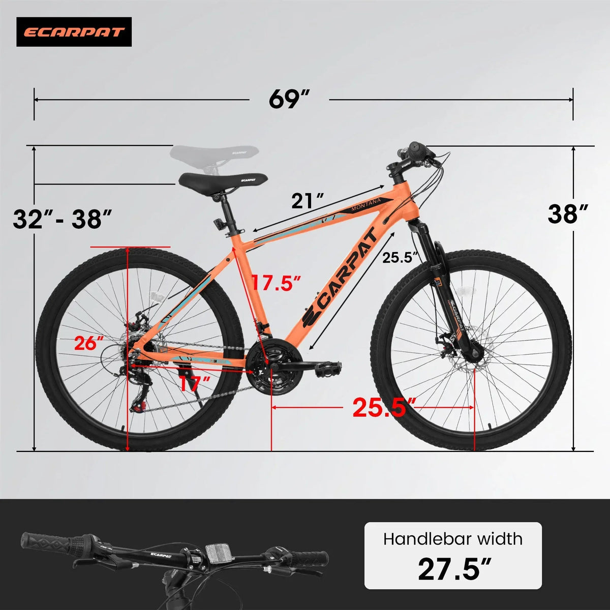 A26322 TrailLite™ – 26" Aluminum Mountain Bike (21-Speed, Dual Disc, - Snagva