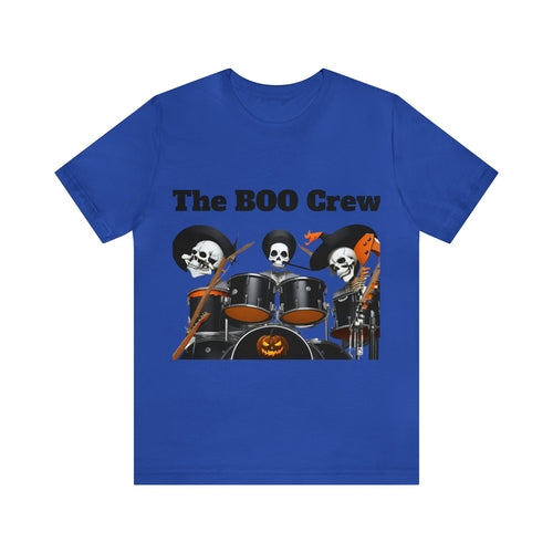 Halloween Boo Crew Skeletons Rock Band Unisex Jersey Short Sleeve Men'