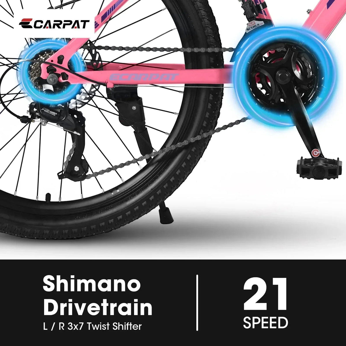 Carpat™ City-Cruizer – 26" Pink Trail Bike for Women & Teens - Snagva