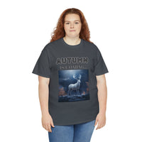 Autumn is coming: Fall Vibes T-shirts | Deer Drinking Brook Leaves Cha