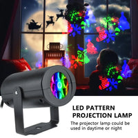 Christmas Pattern LED Laser Projector Colorful Projector - Snagva