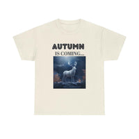 Autumn is coming: Fall Vibes T-shirts | Deer Drinking Brook Leaves Cha