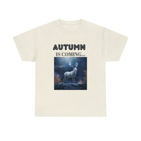 Autumn is coming: Fall Vibes T-shirts | Deer Drinking Brook Leaves Cha