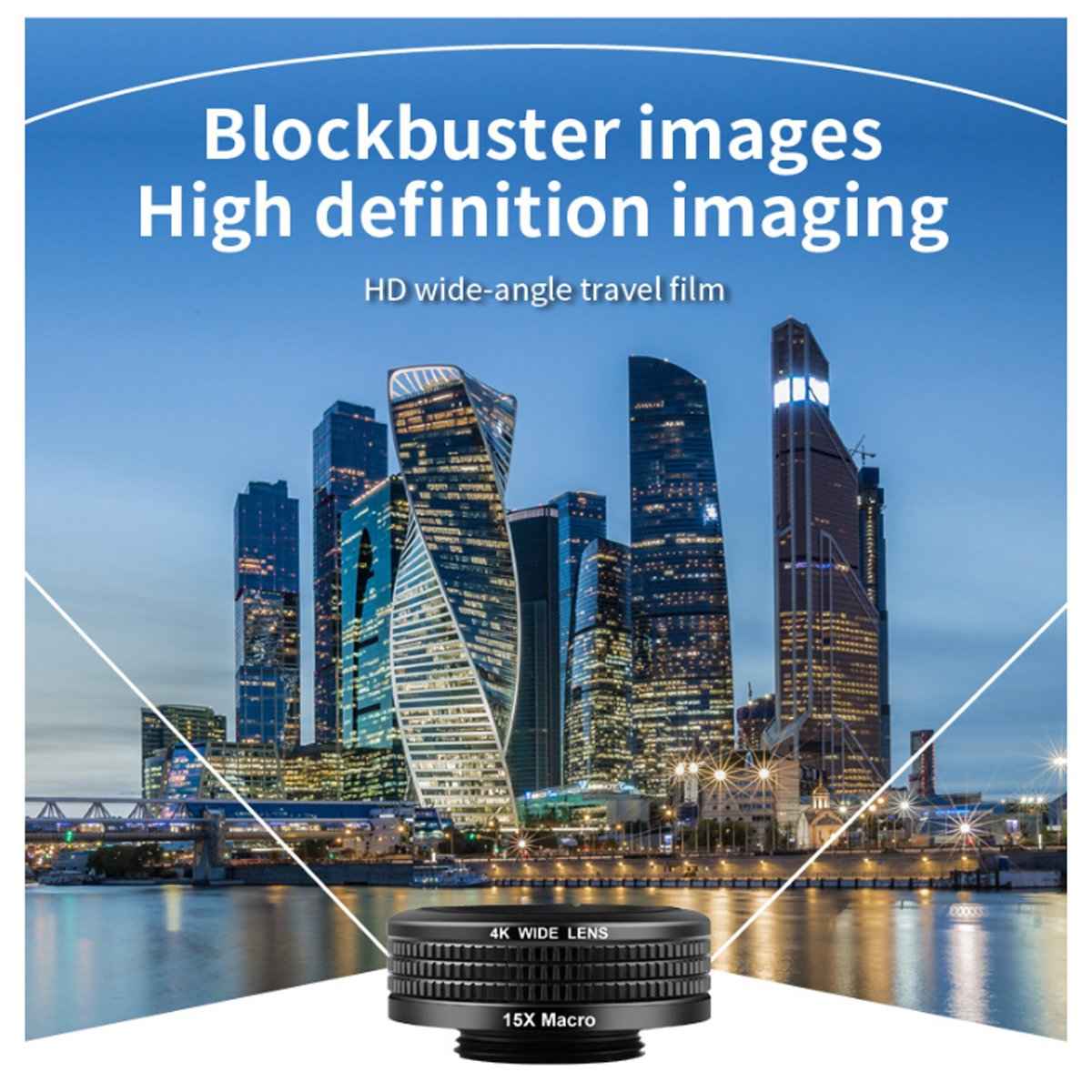 A camera kit with multiple photography accessories arranged neatly, designed for ultra-clear 4K photo and video shoots.